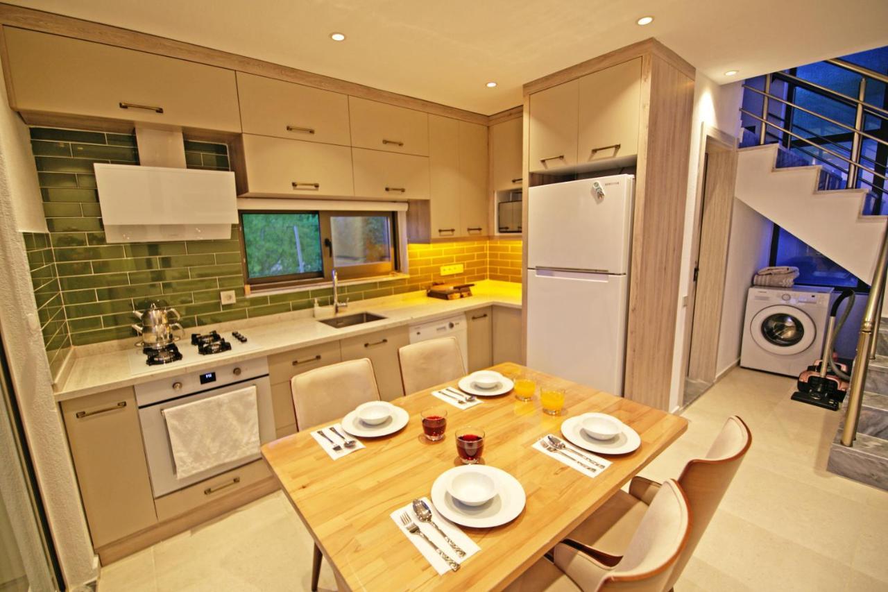 Villa With A Private Heated Pool, Jacuzzi, Overlooking Spectacular Views Of The Sea Kaş Ngoại thất bức ảnh