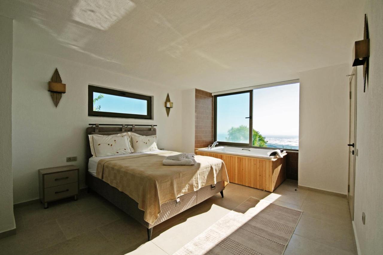 Villa With A Private Heated Pool, Jacuzzi, Overlooking Spectacular Views Of The Sea Kaş Ngoại thất bức ảnh