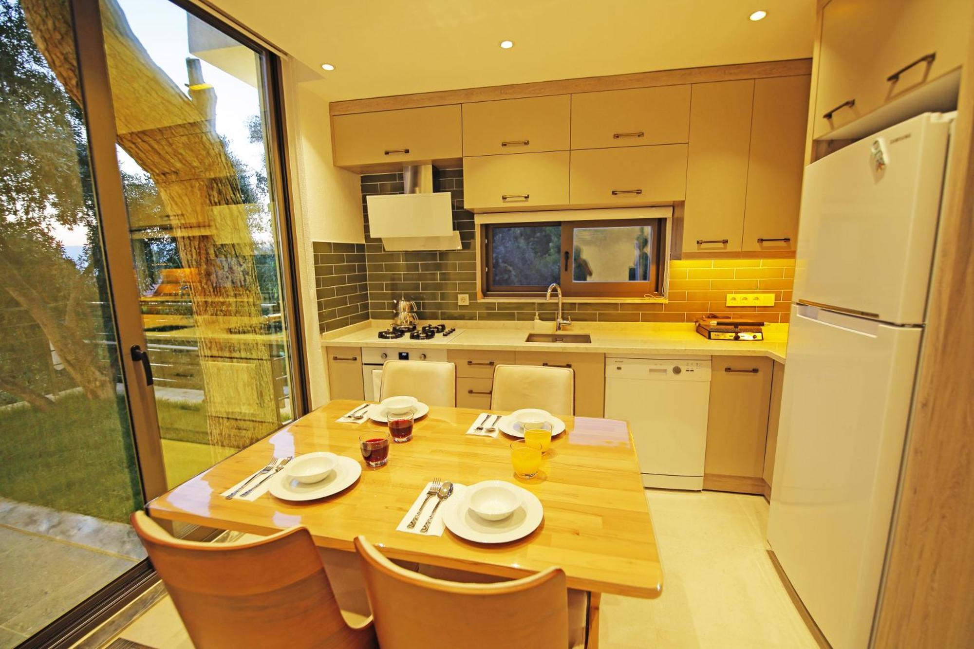 Villa With A Private Heated Pool, Jacuzzi, Overlooking Spectacular Views Of The Sea Kaş Ngoại thất bức ảnh