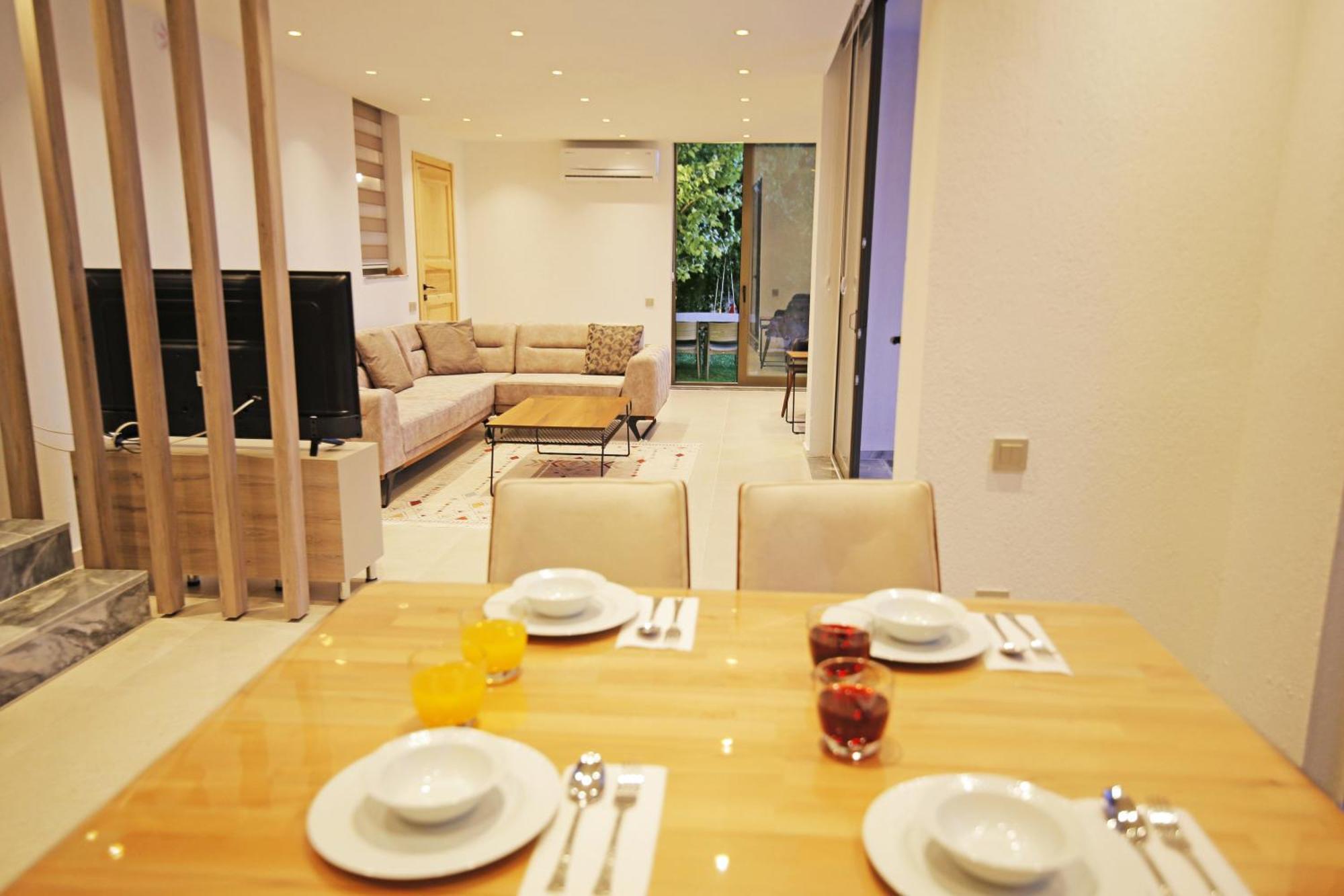 Villa With A Private Heated Pool, Jacuzzi, Overlooking Spectacular Views Of The Sea Kaş Ngoại thất bức ảnh
