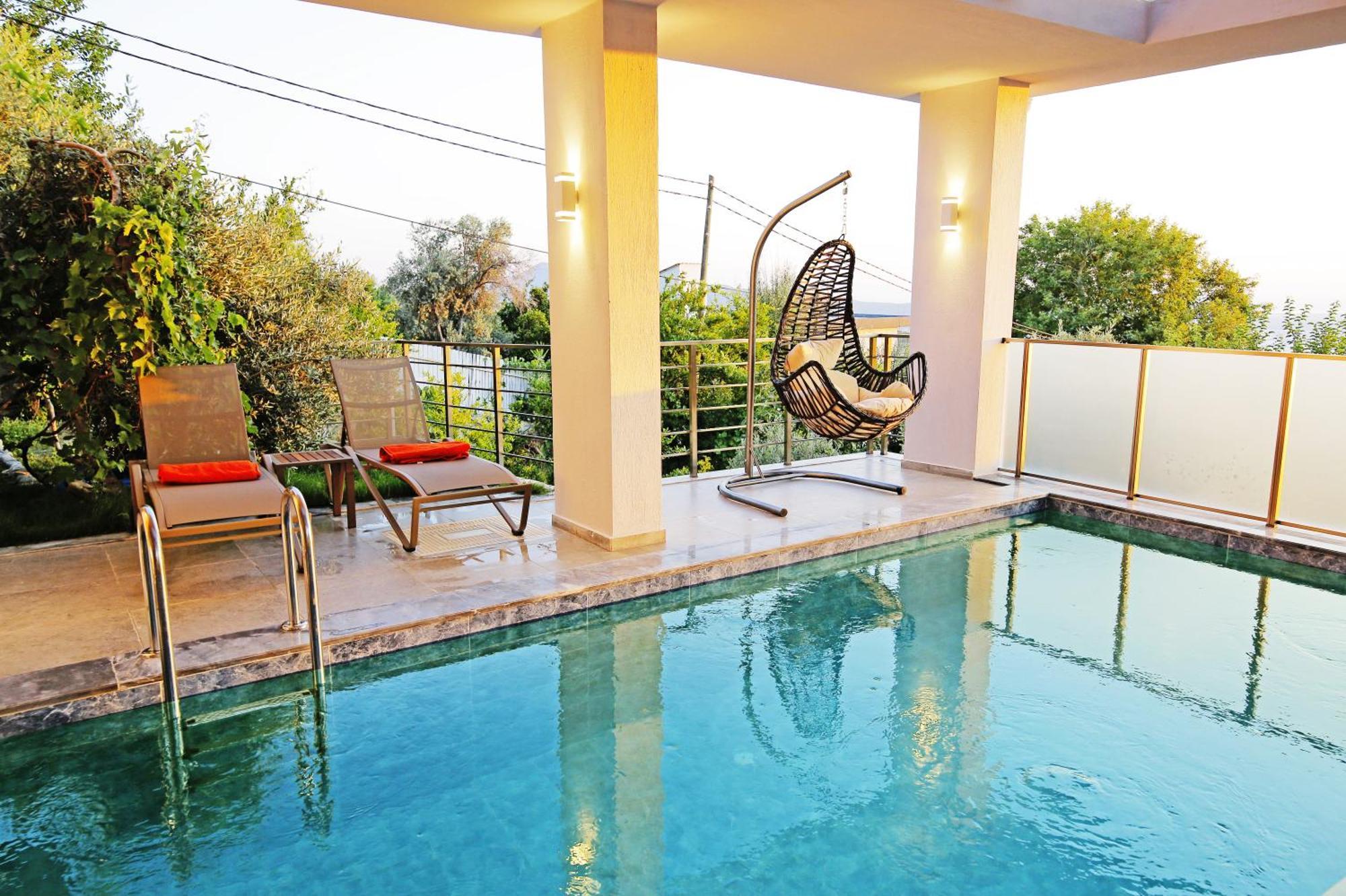 Villa With A Private Heated Pool, Jacuzzi, Overlooking Spectacular Views Of The Sea Kaş Ngoại thất bức ảnh