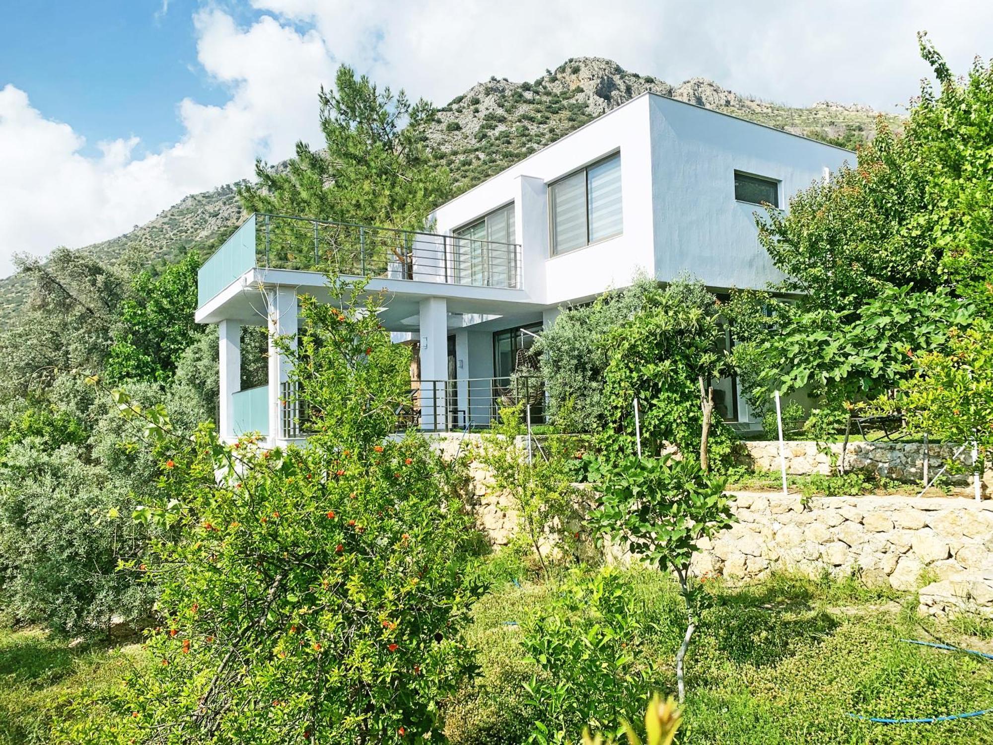 Villa With A Private Heated Pool, Jacuzzi, Overlooking Spectacular Views Of The Sea Kaş Ngoại thất bức ảnh