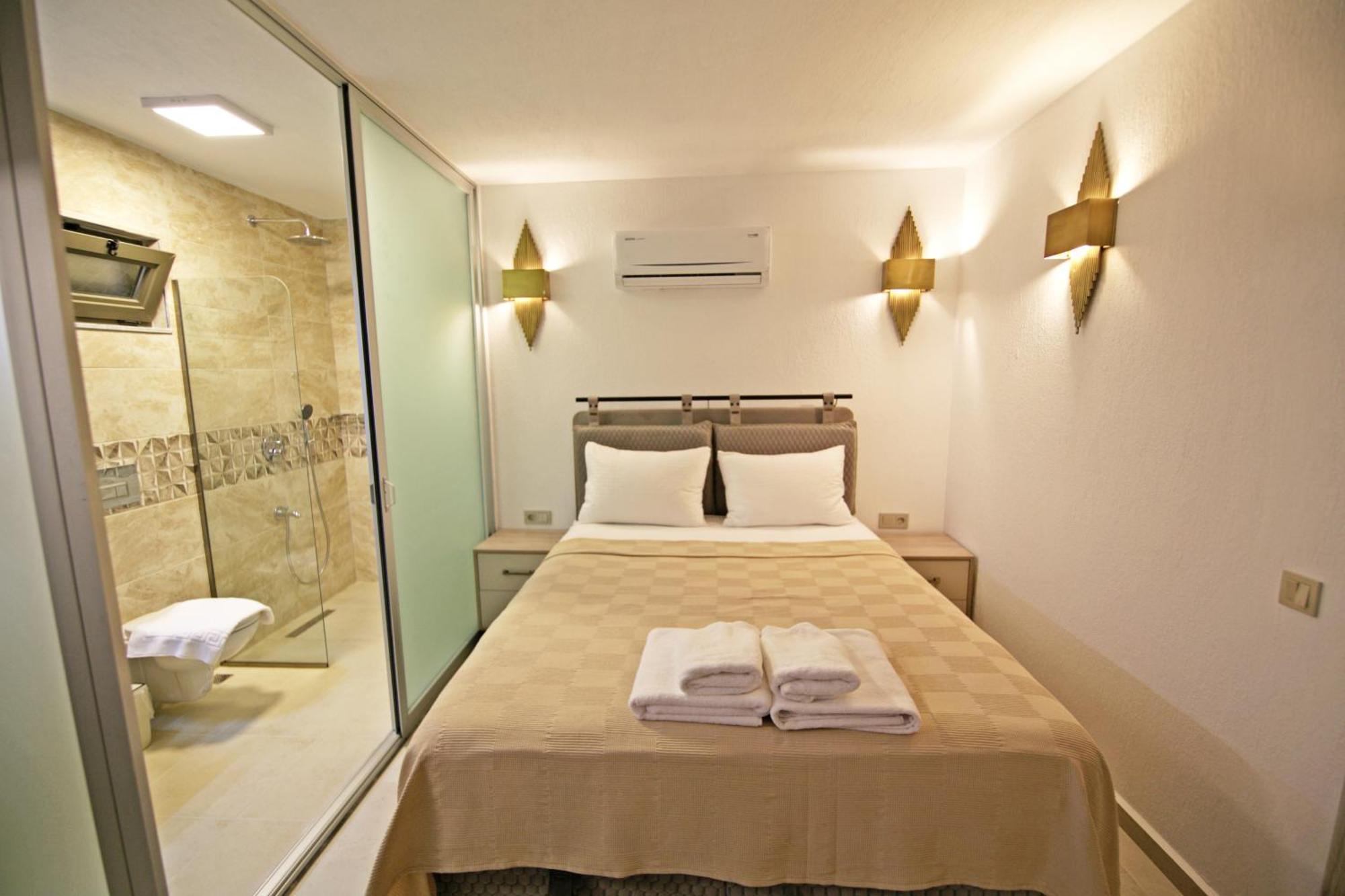 Villa With A Private Heated Pool, Jacuzzi, Overlooking Spectacular Views Of The Sea Kaş Ngoại thất bức ảnh