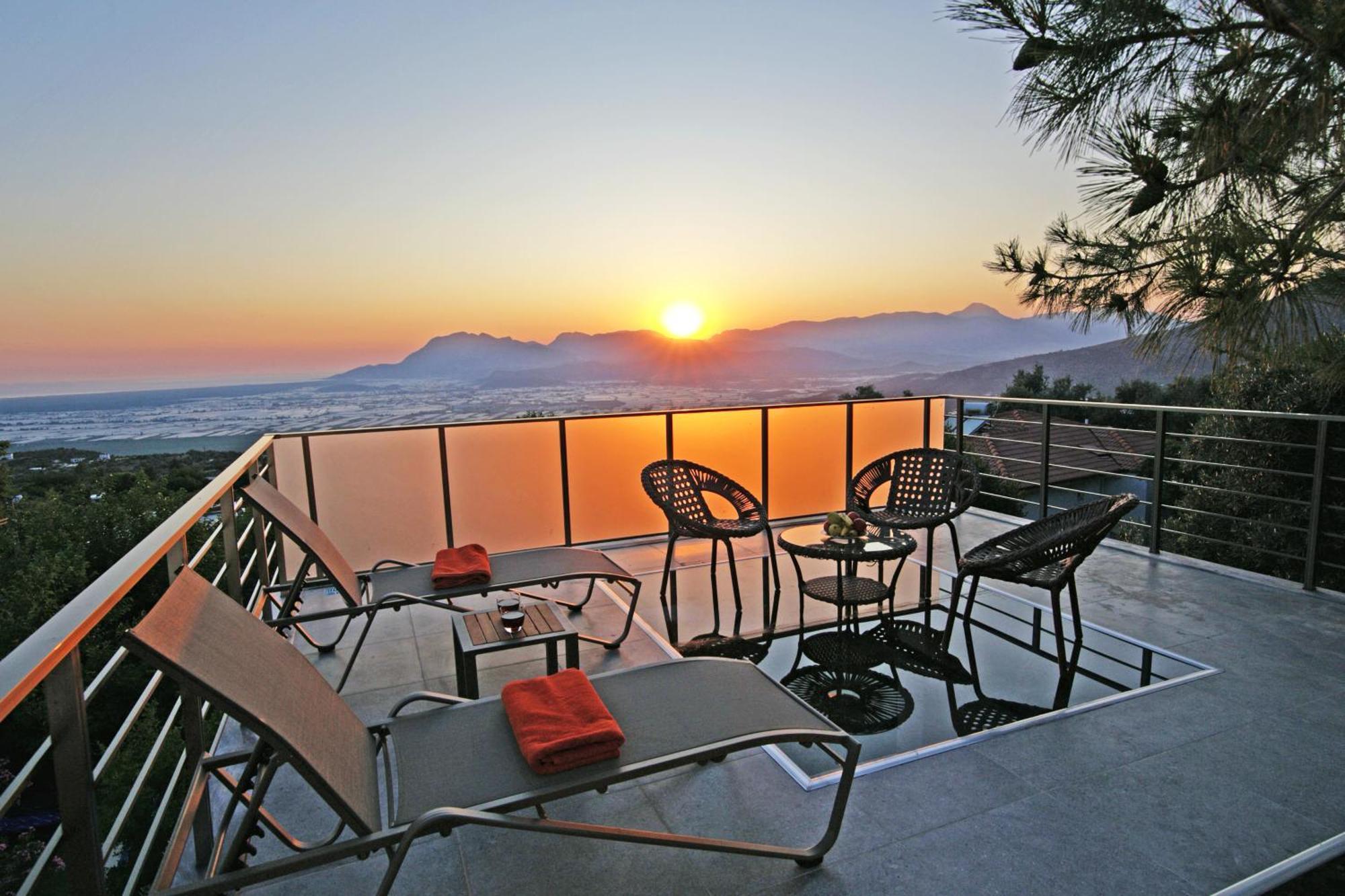 Villa With A Private Heated Pool, Jacuzzi, Overlooking Spectacular Views Of The Sea Kaş Ngoại thất bức ảnh